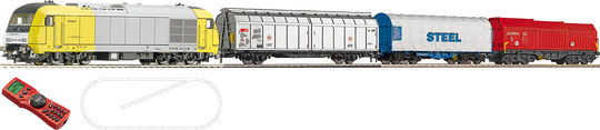 Digital starter set with "Hercules" diesel locomotive and freight train<br /><a href='images/pictures/Roco/41278.jpg' target='_blank'>Full size image</a>